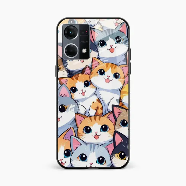 Cute Cat Oppo F21s Pro Back Cover