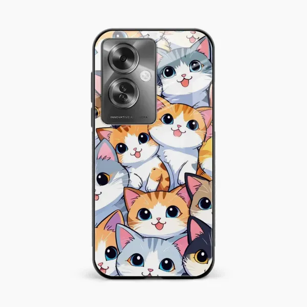 Cute Cat Oppo F25 Pro 5G Back Cover