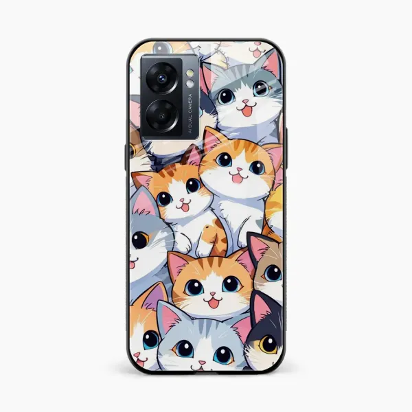 Cute Cat Oppo K10 5G Back Cover