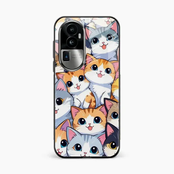 Cute Cat Oppo Reno 10 Pro Plus 5G Back Cover