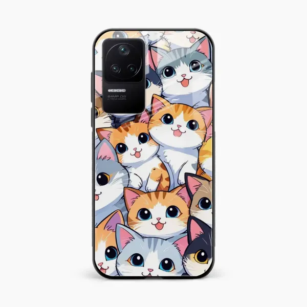 Cute Cat Poco F4 Back Cover