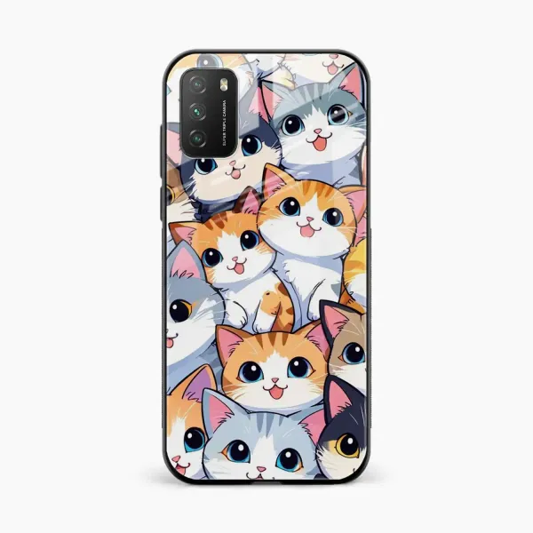 Cute Cat Poco M3 Back Cover