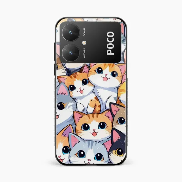 Cute Cat Poco M6 5G Back Cover