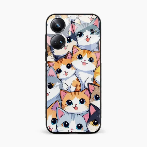 Cute Cat Realme 10 Pro Plus Back Cover