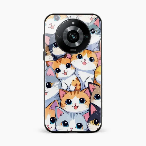 Cute Cat Realme 11 Pro Plus Back Cover