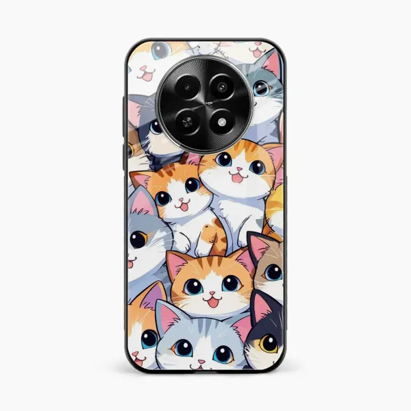 Cute Cat Realme 12 5G Back Cover