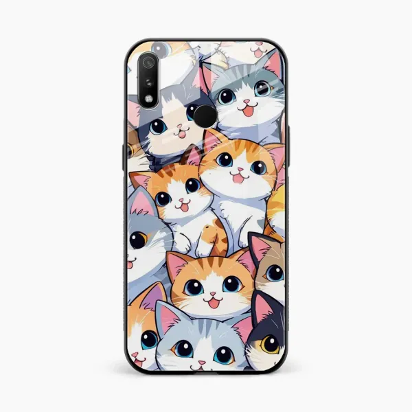 Cute Cat Realme 3i Back Cover