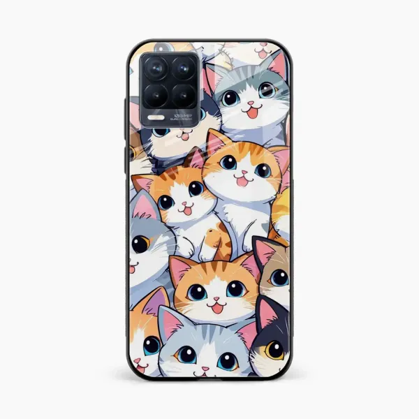 Cute Cat Realme 8 4G Back Cover