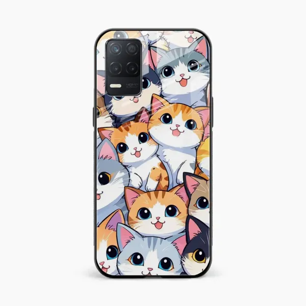 Cute Cat Realme 8s 5G Back Cover