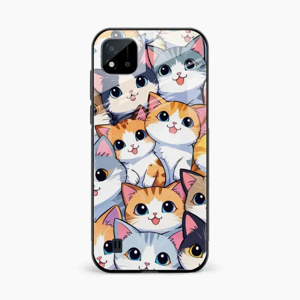 Cute Cat Realme C20a Back Cover