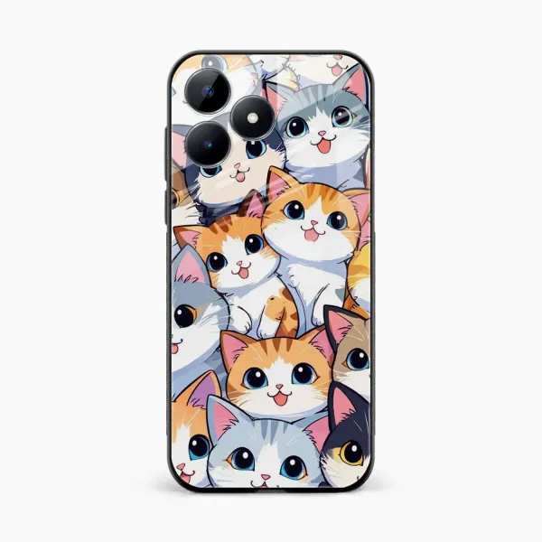 Cute Cat Realme C53 Back Cover