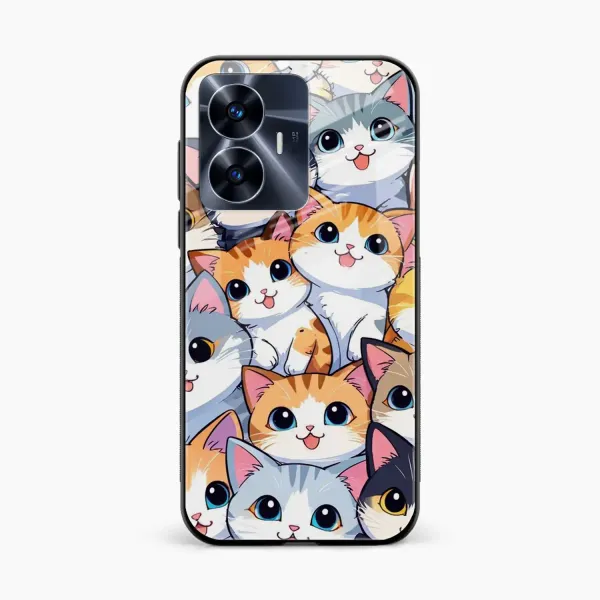 Cute Cat Realme C55 Back Cover