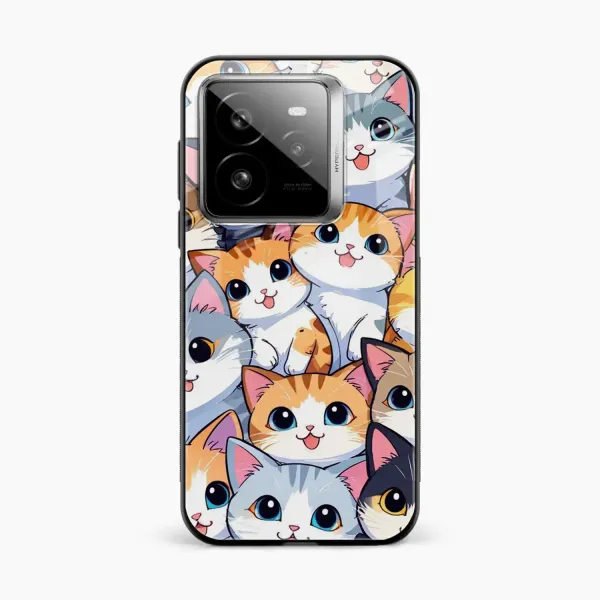 Cute Cat Realme Gt 7 Pro Back Cover