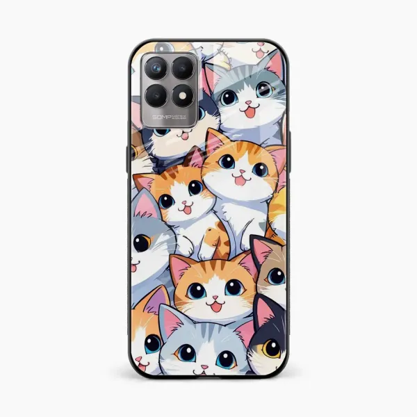 Cute Cat Realme Narzo 50 Back Cover