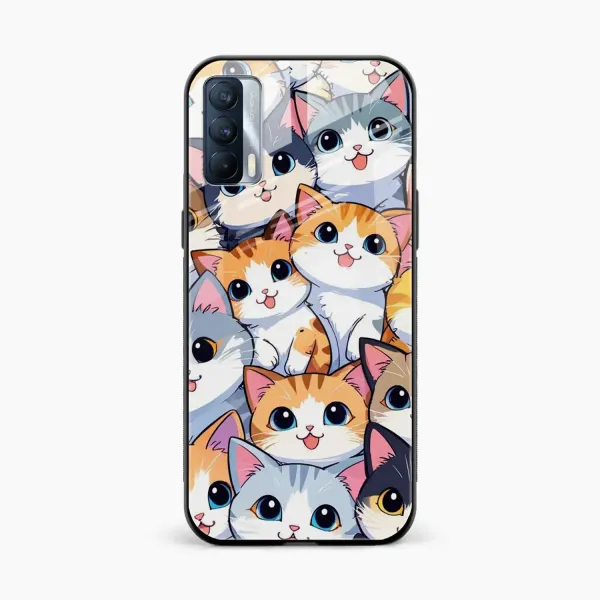 Cute Cat Realme X7 5G Back Cover