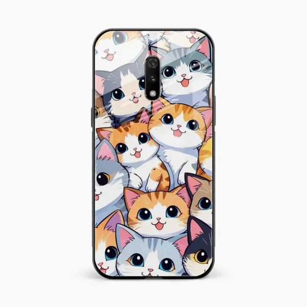 Cute Cat Realme X Back Cover