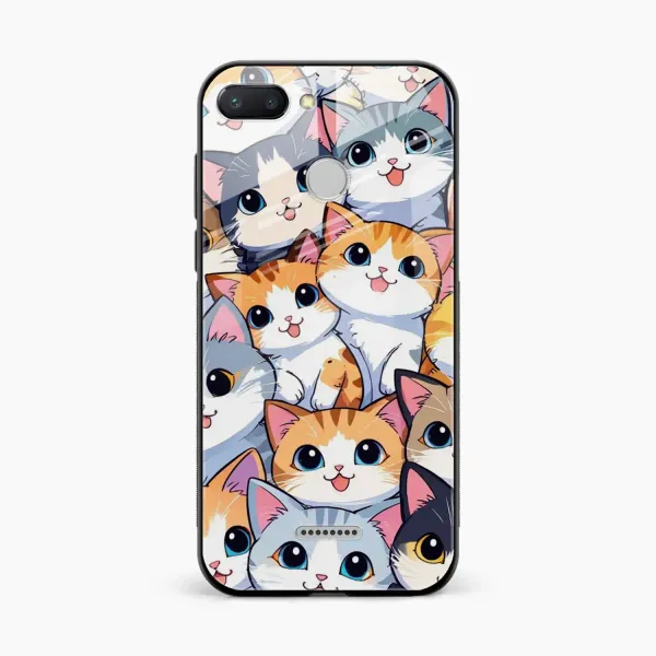 Cute Cat Redmi 6 Back Cover