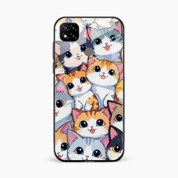 Cute Cat Redmi 9 Back Cover