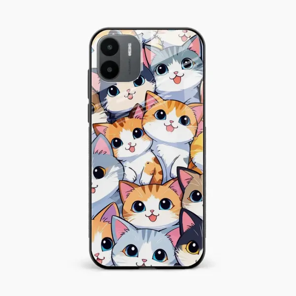 Cute Cat Redmi A2 Back Cover