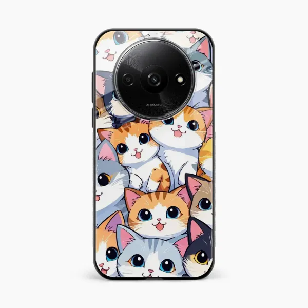 Cute Cat Redmi A3 Back Cover