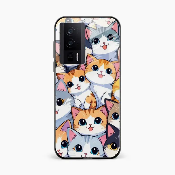 Cute Cat Redmi K60 Back Cover