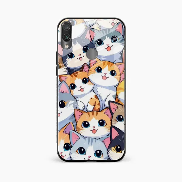 Cute Cat Redmi Note 7s Back Cover