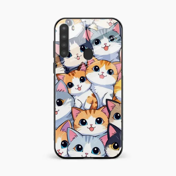 Cute Cat Samsung A21 Back Cover