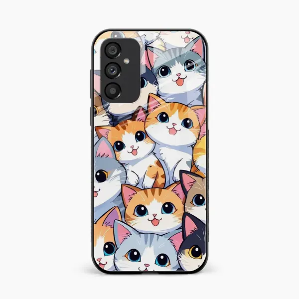 Cute Cat Samsung F15 Back Cover