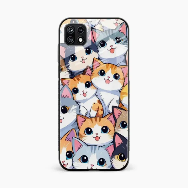 Cute Cat Samsung F42 Back Cover