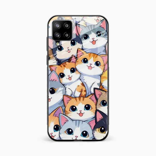 Cute Cat Samsung F62 Back Cover