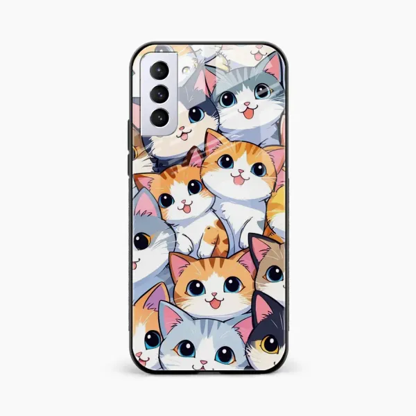 Cute Cat Samsung Galaxy S22 Plus Back Cover