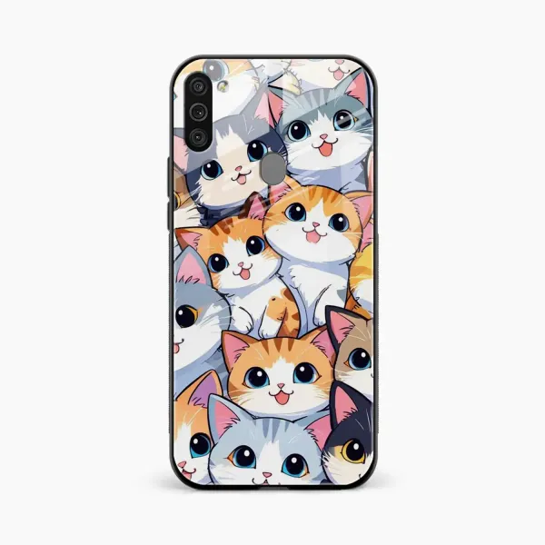 Cute Cat Samsung M11 Back Cover