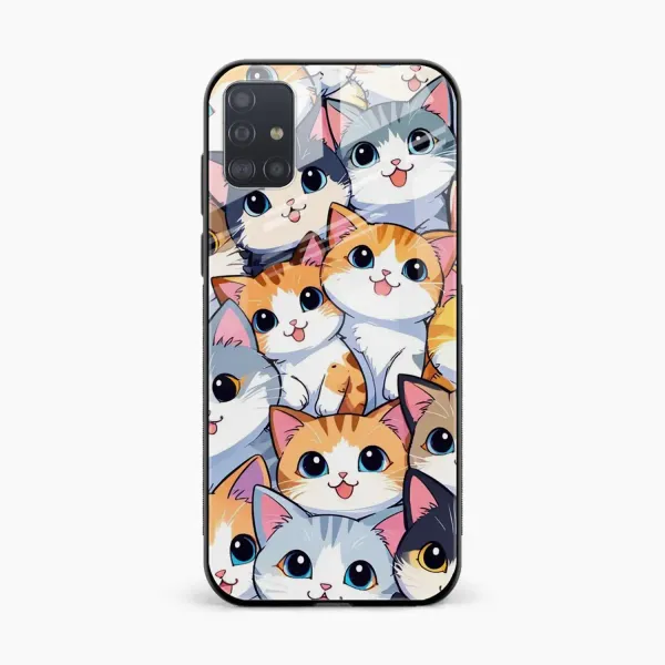 Cute Cat Samsung M31s Back Cover