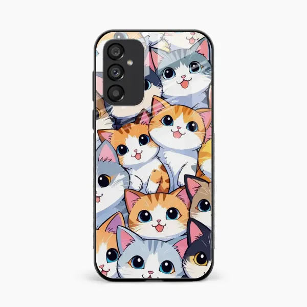 Cute Cat Samsung M54 Back Cover