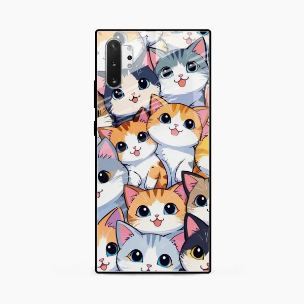 Cute Cat Samsung Note 10 Plus Back Cover