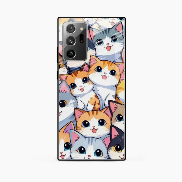 Cute Cat Samsung Note 20 Back Cover
