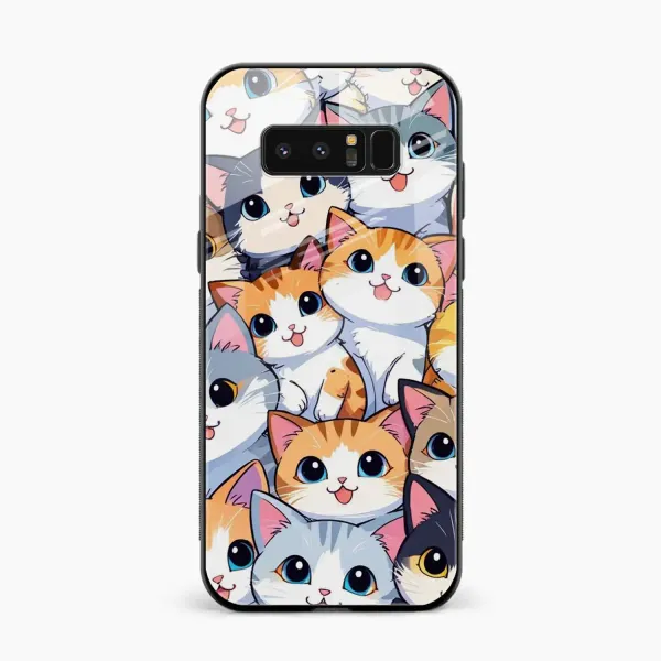Cute Cat Samsung Note 8 Back Cover