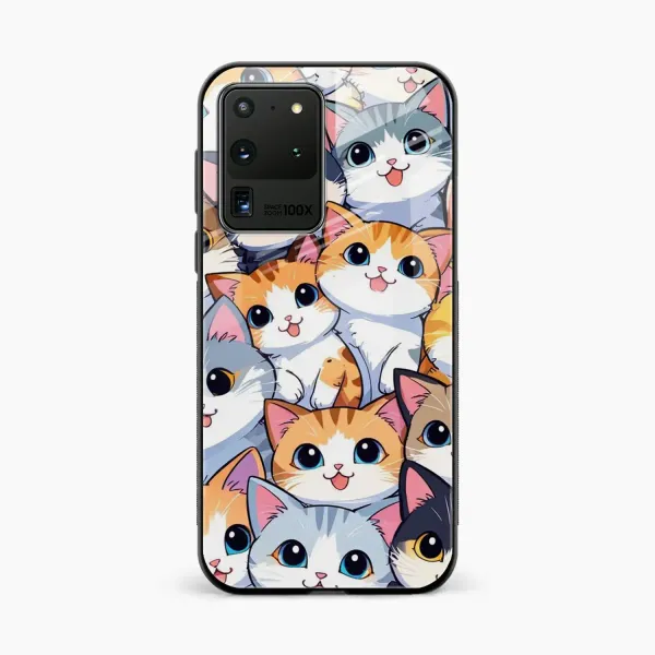 Cute Cat Samsung S20 Ultra Back Cover