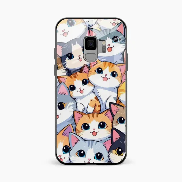 Cute Cat Samsung S9 Back Cover