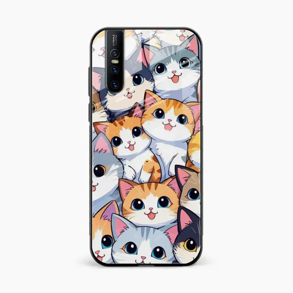 Cute Cat Vivo V15 Pro Back Cover