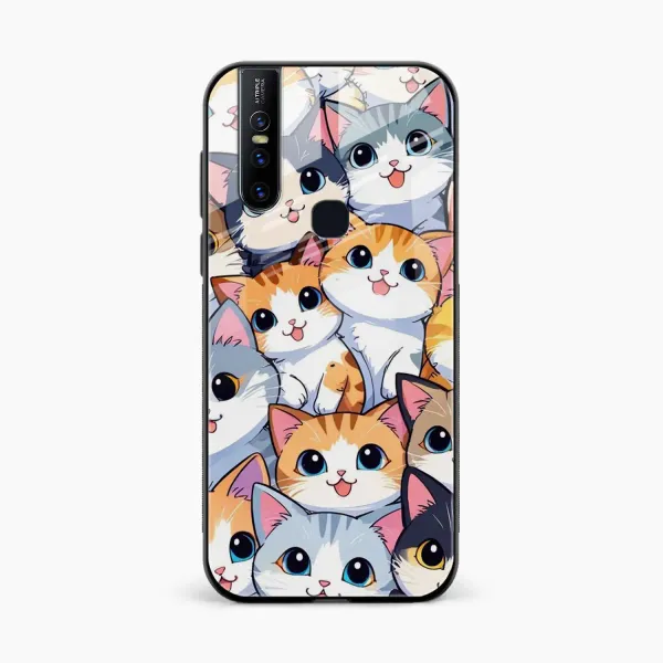 Cute Cat Vivo V15 Back Cover