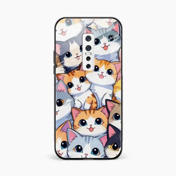 Cute Cat Vivo V17 Pro Back Cover