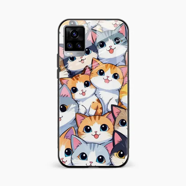 Cute Cat Vivo V20 Back Cover