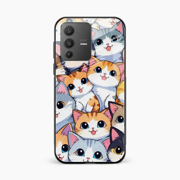 Cute Cat Vivo V23 Pro Back Cover