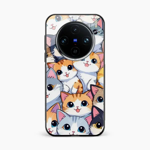 Cute Cat Vivo X100 Pro Back Cover