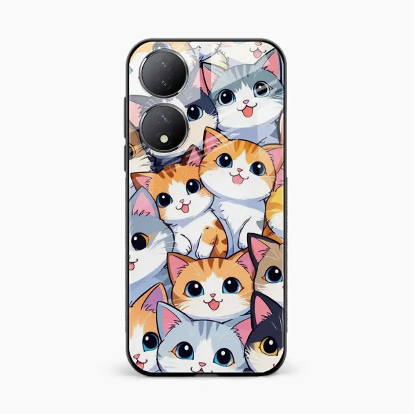 Cute Cat Vivo Y100 Back Cover