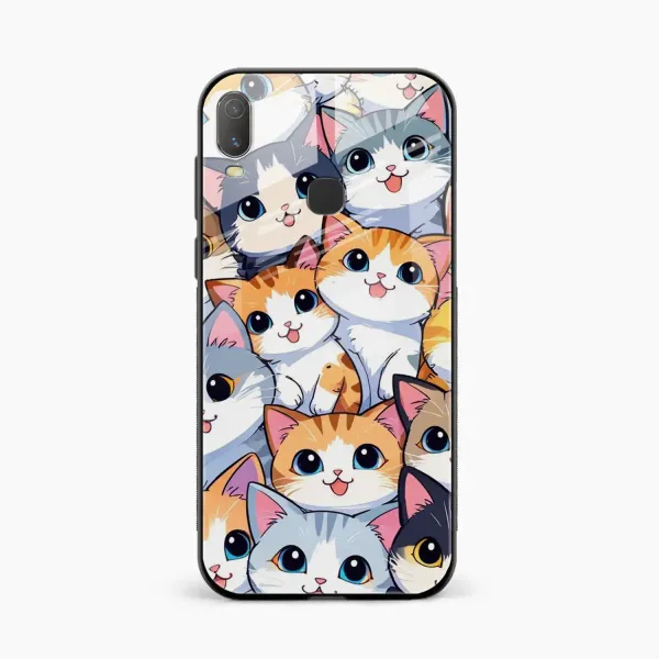 Cute Cat Vivo Y12i Back Cover