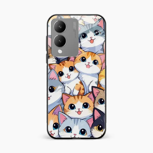 Cute Cat Vivo Y17s Back Cover