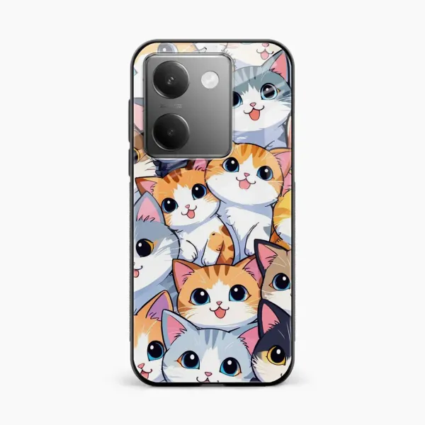 Cute Cat Vivo Y200 Pro 5G Back Cover