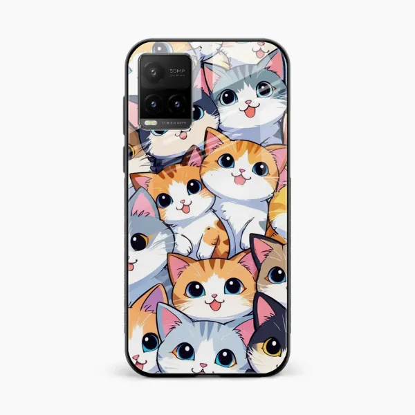 Cute Cat Vivo Y21 Back Cover